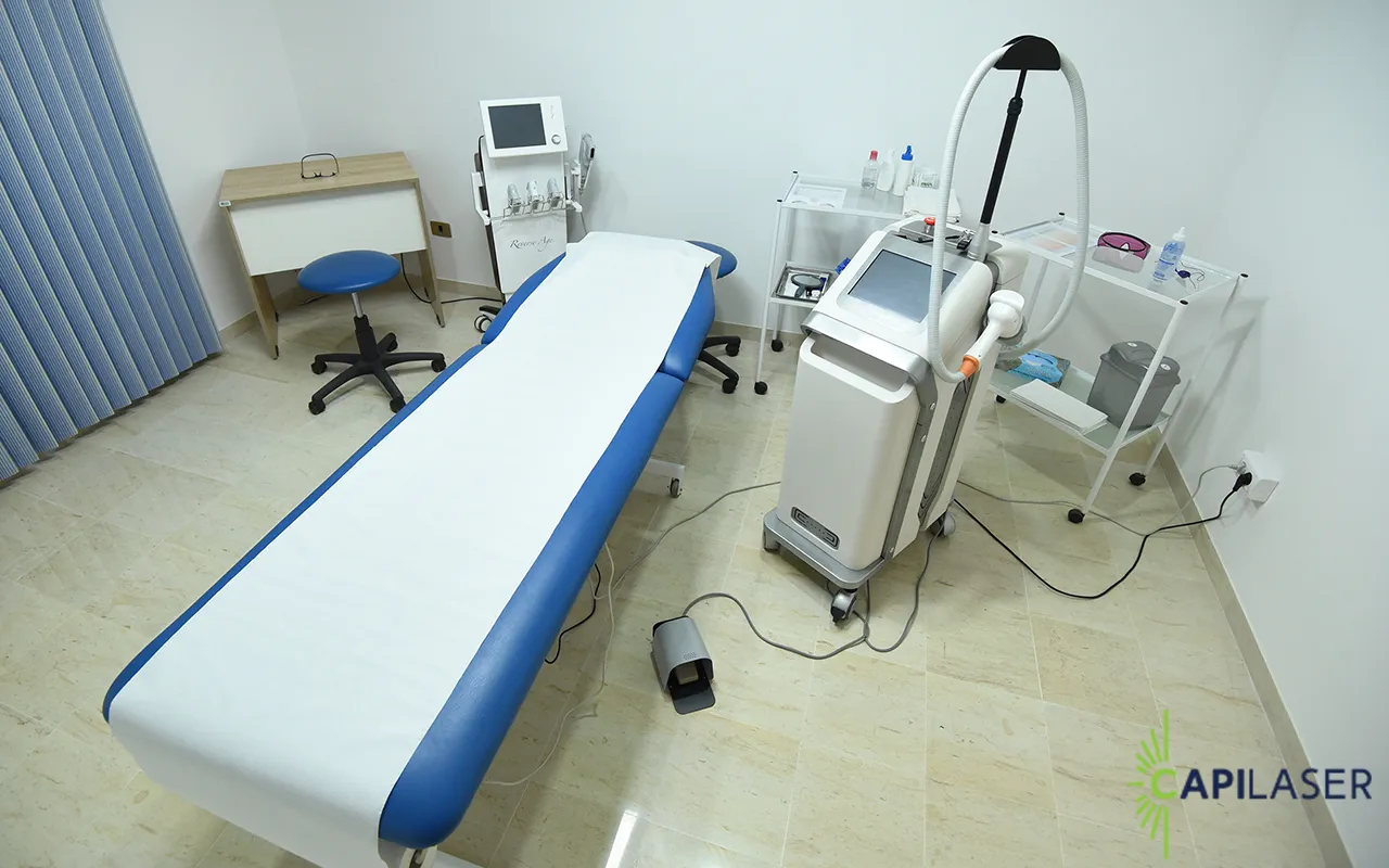 Salle d'épilation laser et de lifting du visage