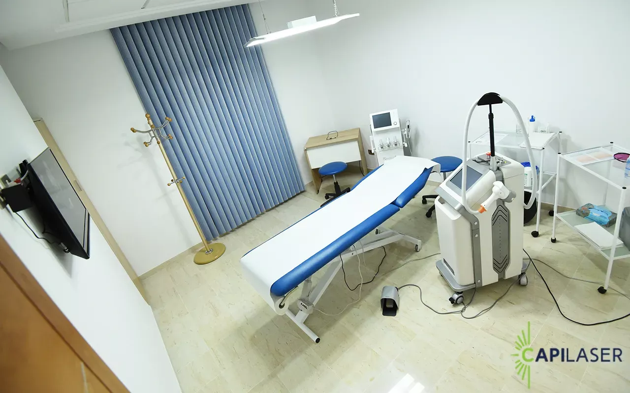 Salle d'épilation laser et traitement avec Reverse Age